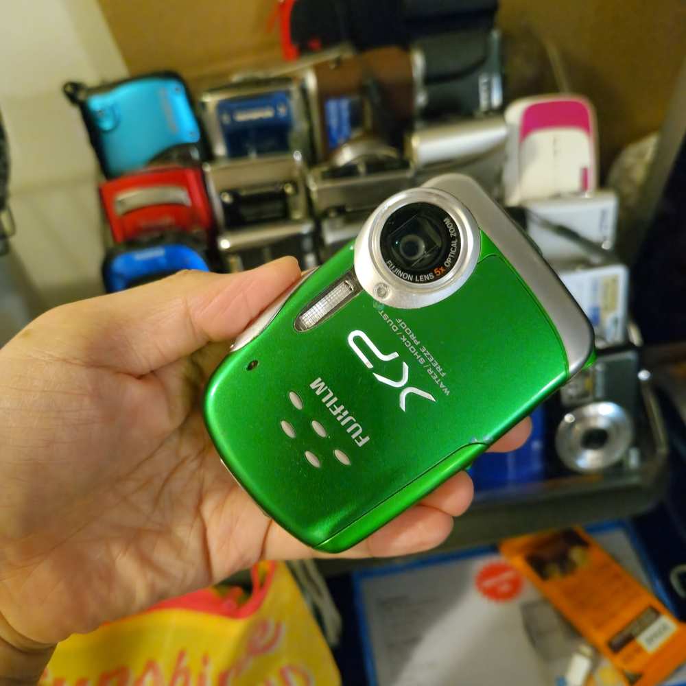 Fujifilm Green Digital Camera